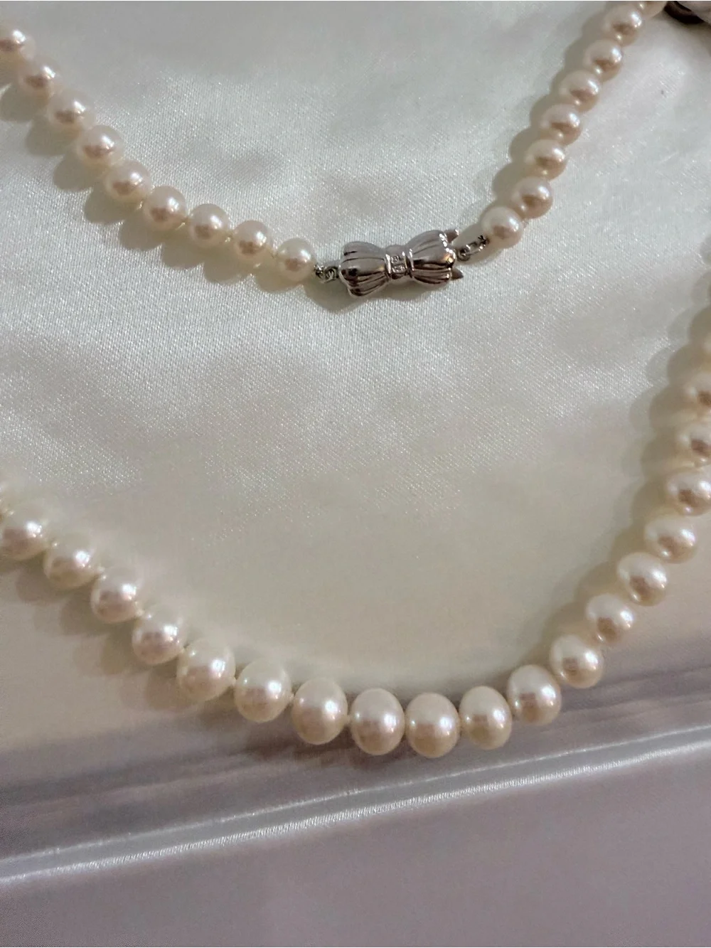 MIKIMOTO SEA MAGIC BLUE LAGOON PEARL NECKLACE!!!! GRADUATED RARE